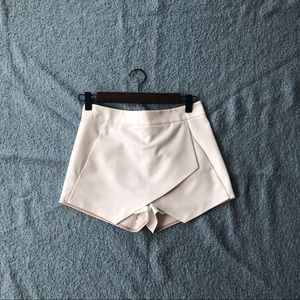 Express White High Waisted Shorts